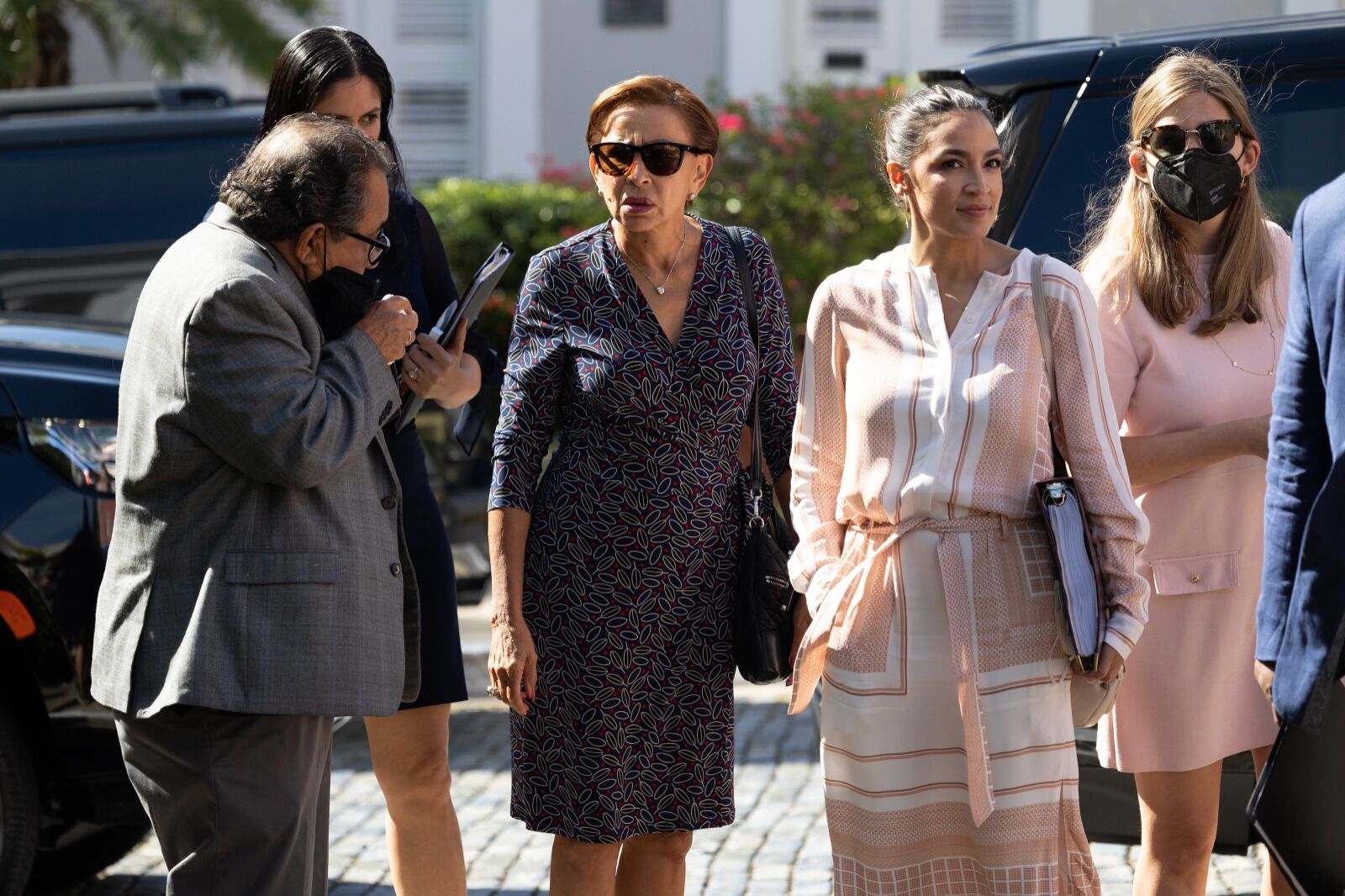 Nydia Velázquez y Alexandria Ocasio Cortez.
